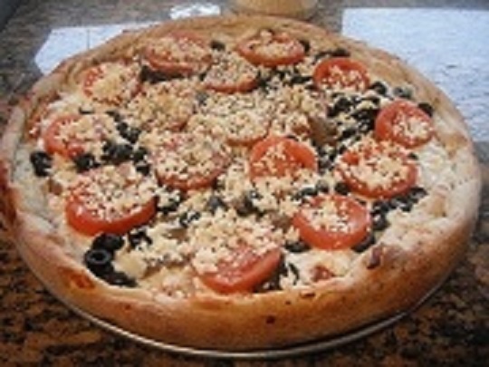 Order 7. Greek Isle Pizza food online from Zorbas Pizza store, Millbrae on bringmethat.com