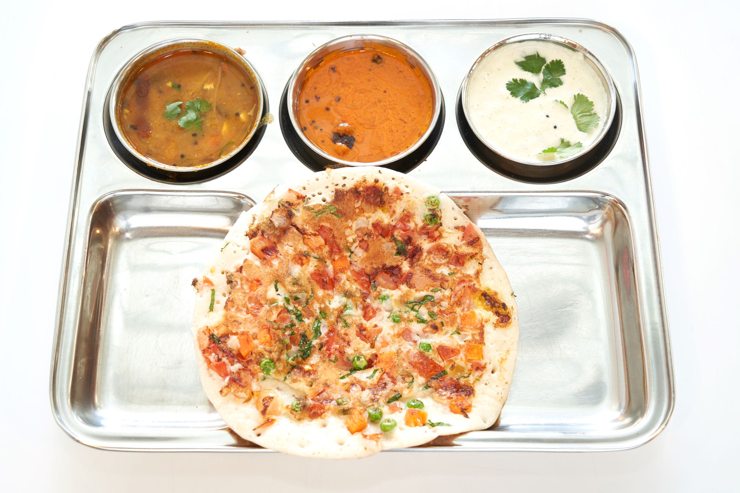 Order Mixed Vegetable Uthappam food online from Annapurna Grill store, Pasadena on bringmethat.com