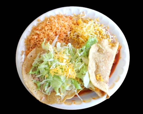 Order #1 Tostada and Taco food online from Arsenio's Mexican Food #1 store, Clovis on bringmethat.com