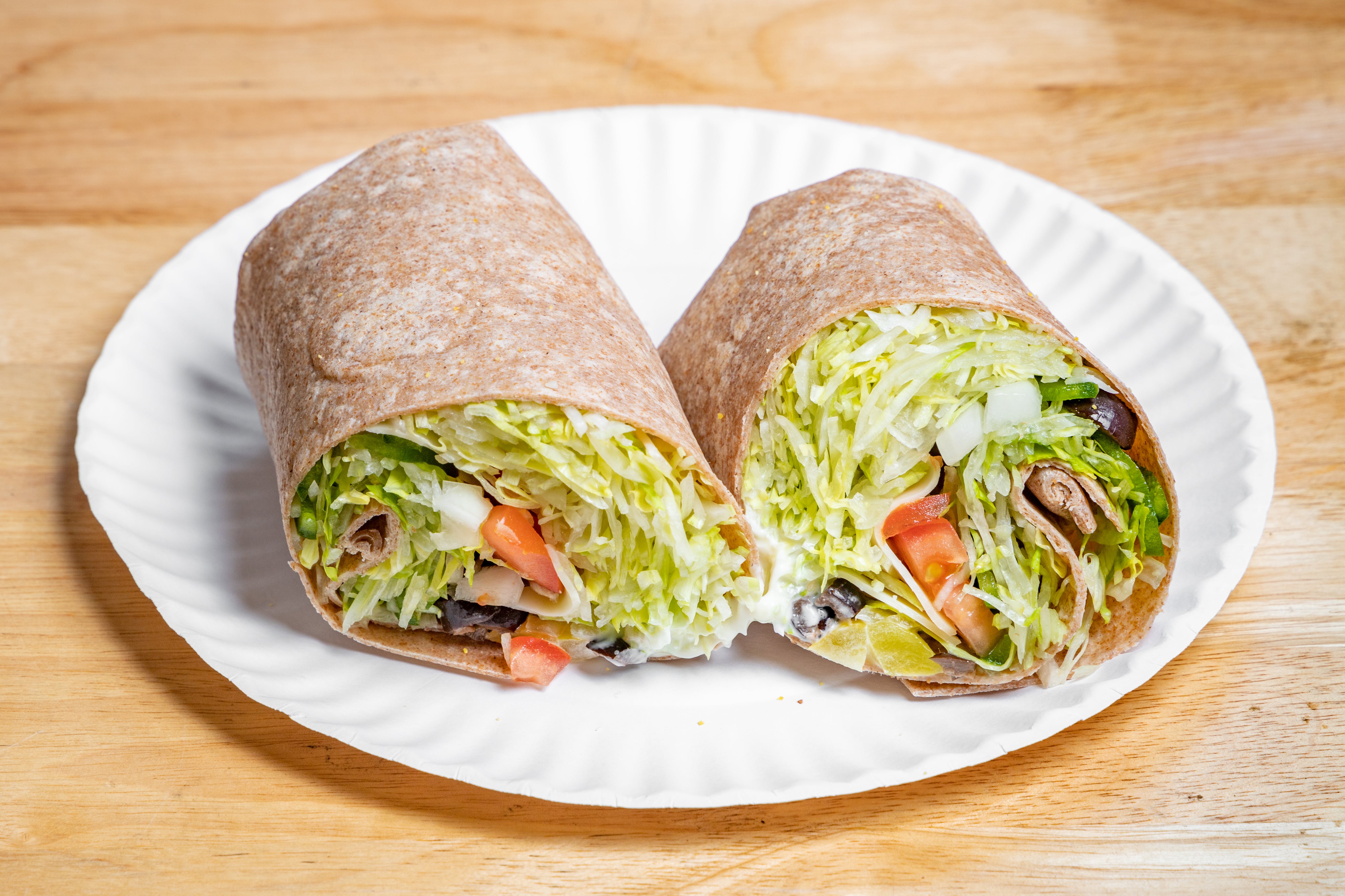 Order Veggie Wrap - Wrap food online from Express Pizza store, Bedford on bringmethat.com