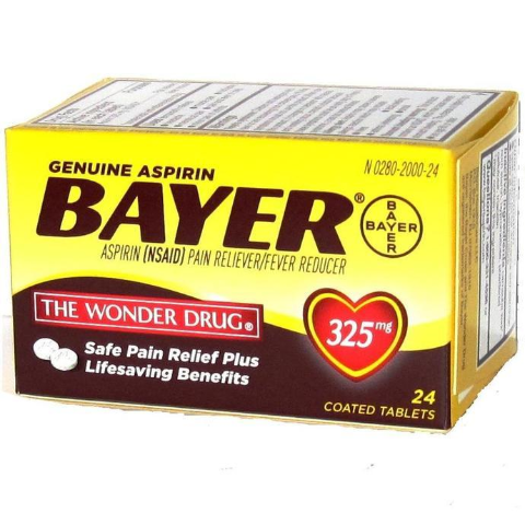 Order Bayer Aspirin 24 Count food online from 7-Eleven store, West Columbia on bringmethat.com