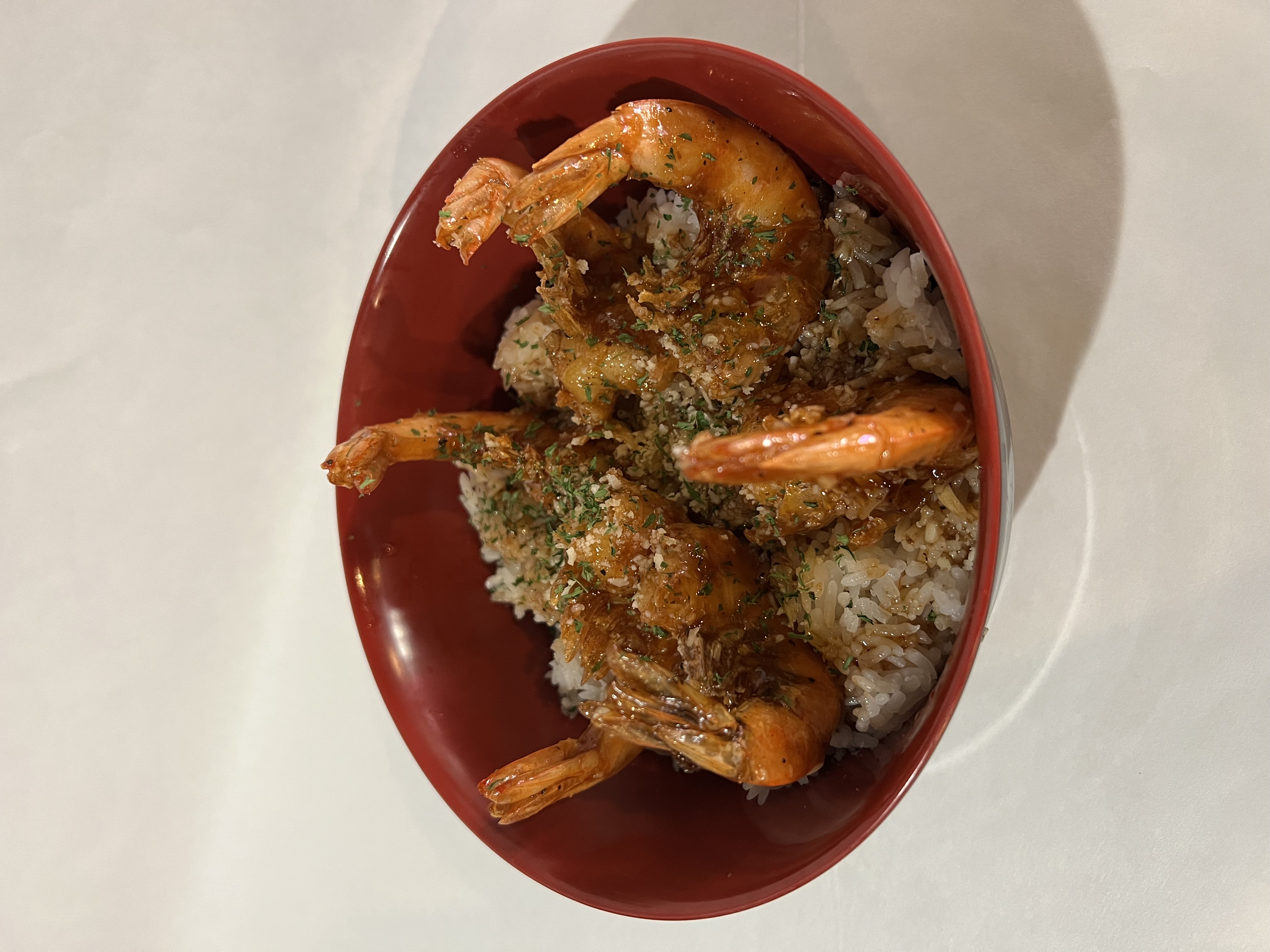 Order Hawaiin Shrimp Over Rice food online from Rockin Crawfish store, Concord on bringmethat.com