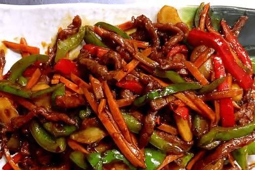 Order Shredded Beef with Garlic Sauce food online from Hunan Cottage store, Plainview on bringmethat.com