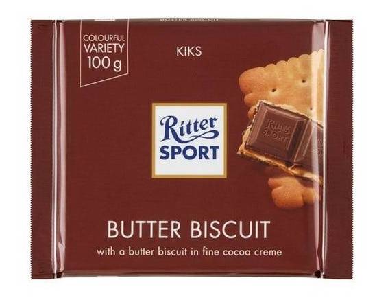 Order Ritter Sport Butter Biscuit Chocolate food online from Classic Candy Shack store, San Francisco on bringmethat.com