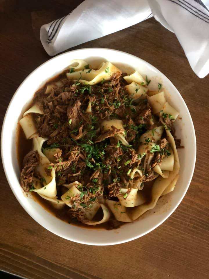 Order Lamb Pappardelle food online from Petrini's store, San Diego on bringmethat.com