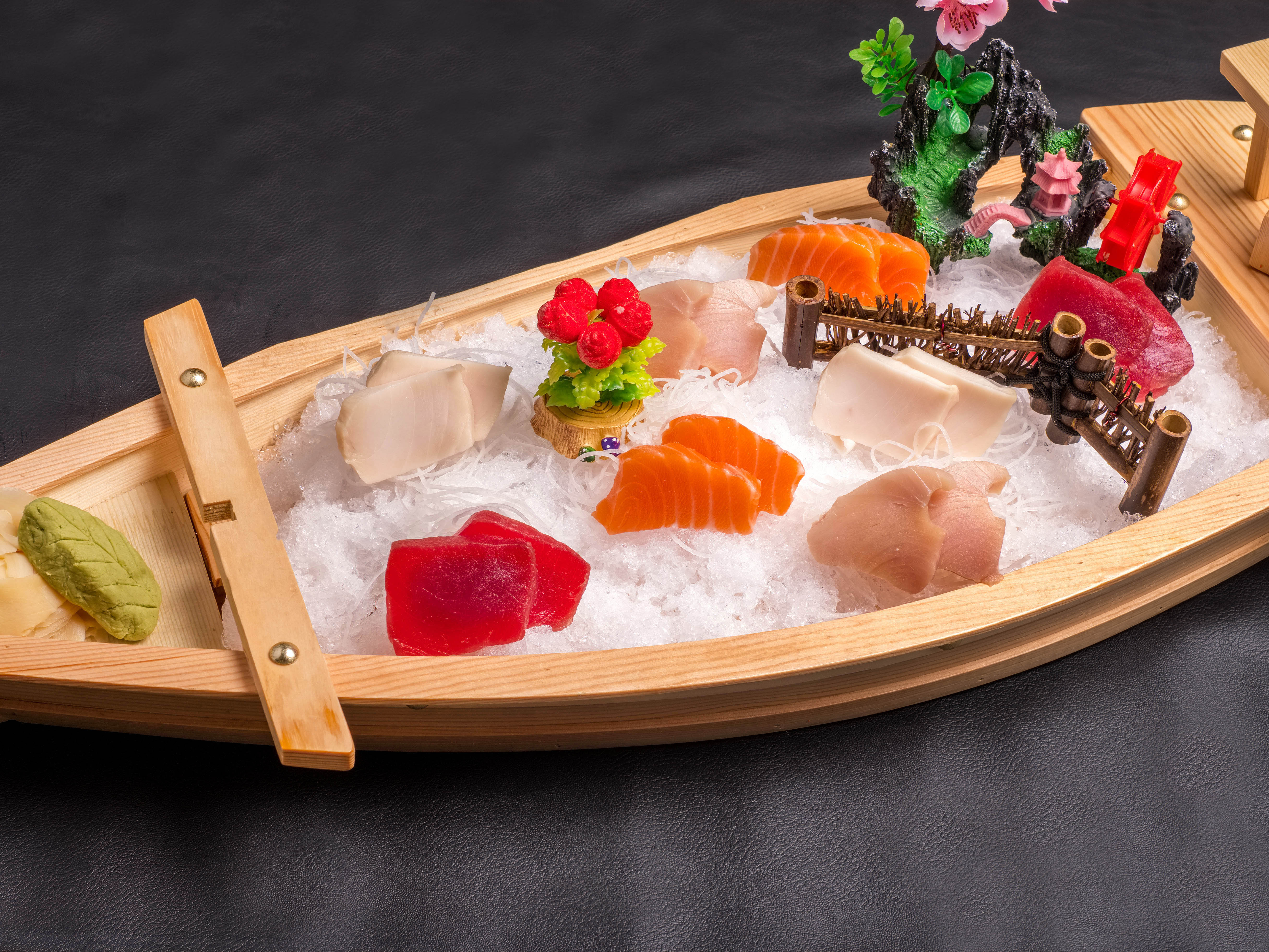 Order Sashimi Deluxe food online from Asian Harbor store, Indianapolis on bringmethat.com