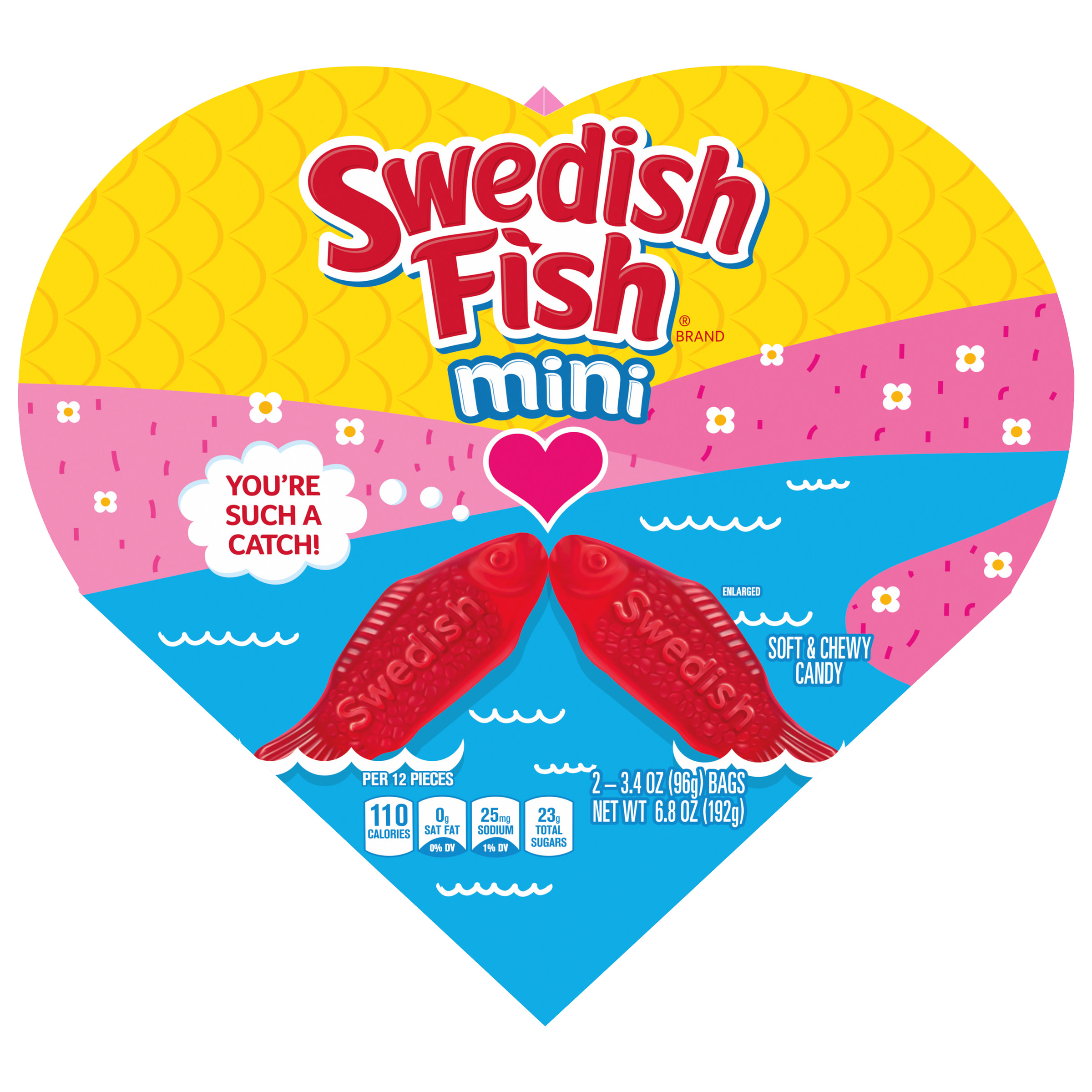 Order Swedish Fish Soft & Chewy Valentine's Day Candy Heart Box - 6.8 oz food online from Rite Aid store, MILLER PLACE on bringmethat.com