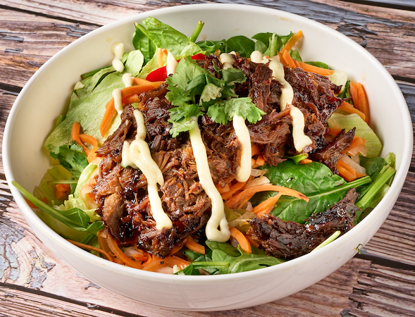 Order Braised Short Rib Salad *Spicy food online from Stacked & Folded store, Winnetka on bringmethat.com