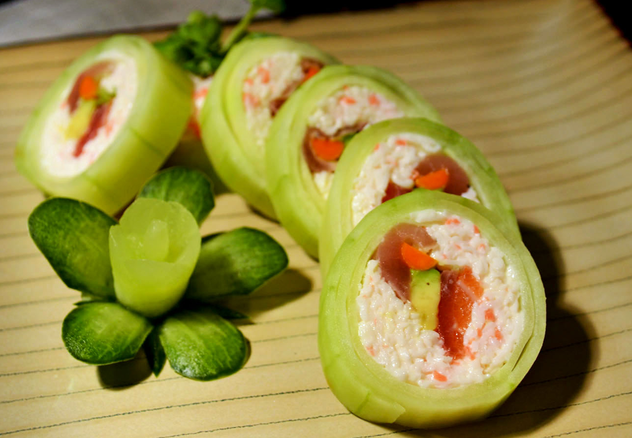 Order Cucumber Special Roll food online from Kino Sushi store, Los Angeles on bringmethat.com