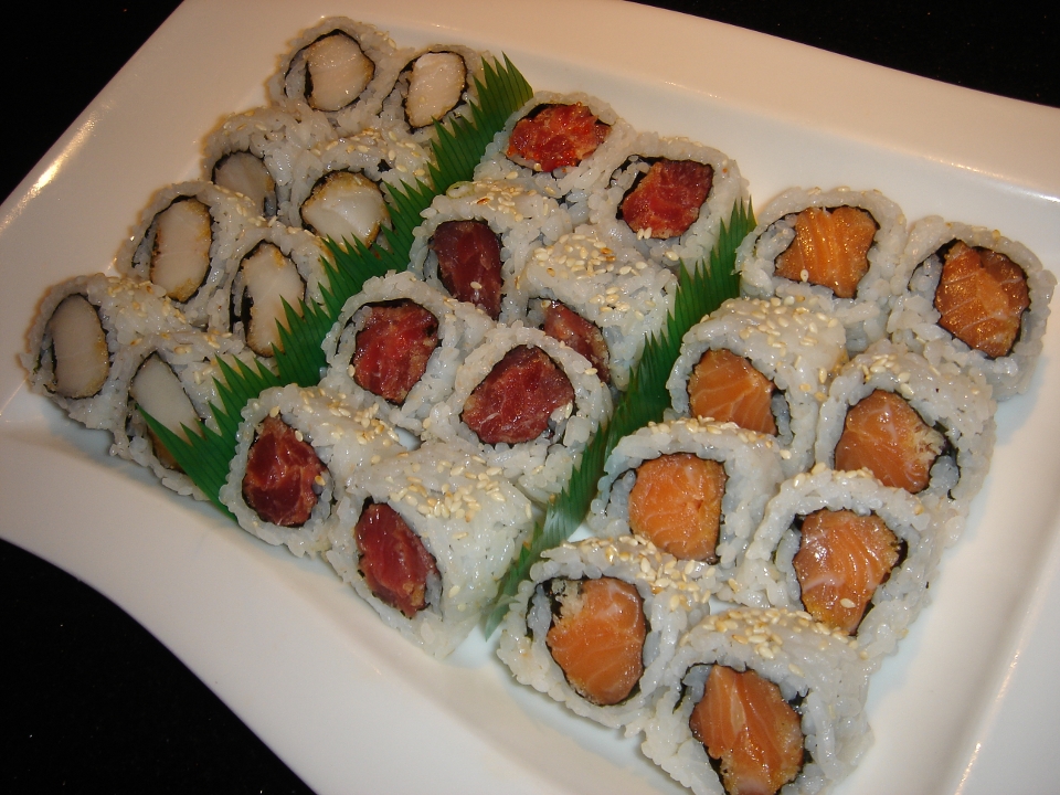 Order Triple Roll 24 Pc food online from Genki Ya Organic Sushi store, Boston on bringmethat.com