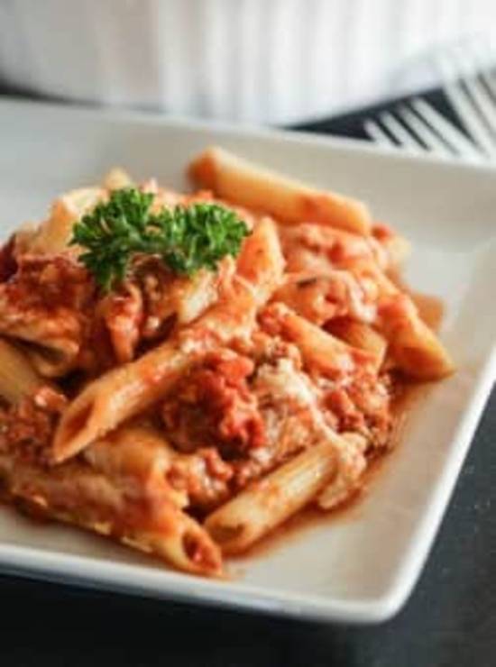 Order Lunch Baked Ziti food online from Tuscany Italian Restaurant store, Woodstock on bringmethat.com
