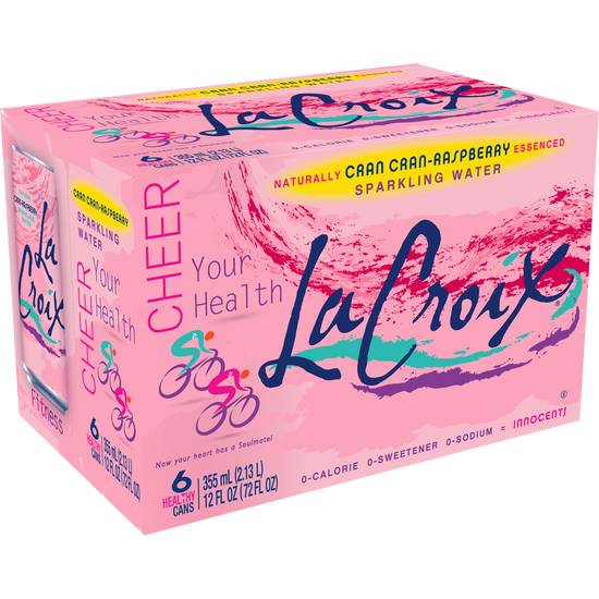 Order LaCroix Sparkling Water, Cran Raspberry, 6 CT 12 OZ food online from Cvs store, WEST COVINA on bringmethat.com