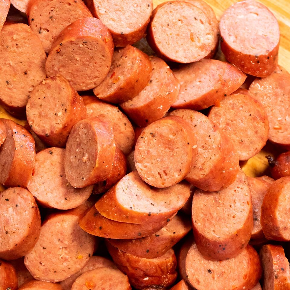Order Regular Sausage - Whole Link food online from Rudy's BBQ store, College Station on bringmethat.com