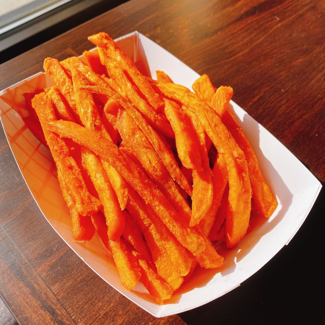 Order Sweet Potato Fries food online from Juicy Seafood store, Evansville on bringmethat.com