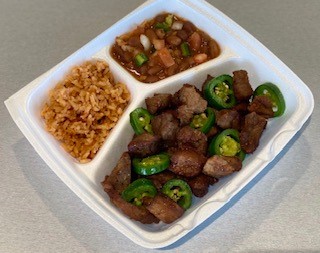 Order Carnitas Bravas Lunch Plate food online from Laredo Taco Company store, Midland on bringmethat.com