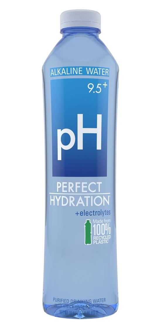 Order Perfect Hydration 9.5+ pH Perfect Hydration Electrolyte Drink Alkaline Water (1 L) food online from Rite Aid store, Escondido on bringmethat.com