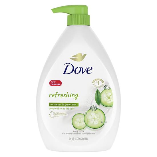 Order Dove go fresh Cucumber and Green Tea Body Wash Pump, 34 OZ food online from CVS store, SPRING VALLEY on bringmethat.com