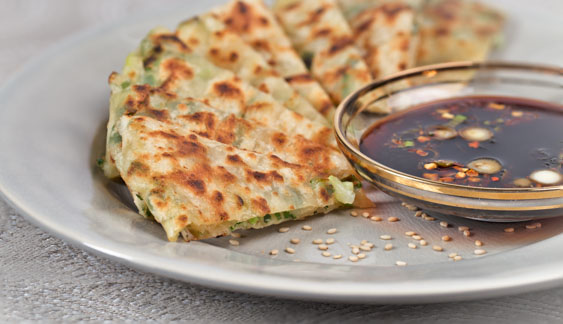 Order Scallion Pancake 葱油饼 food online from Vivi Cafe store, Quincy on bringmethat.com