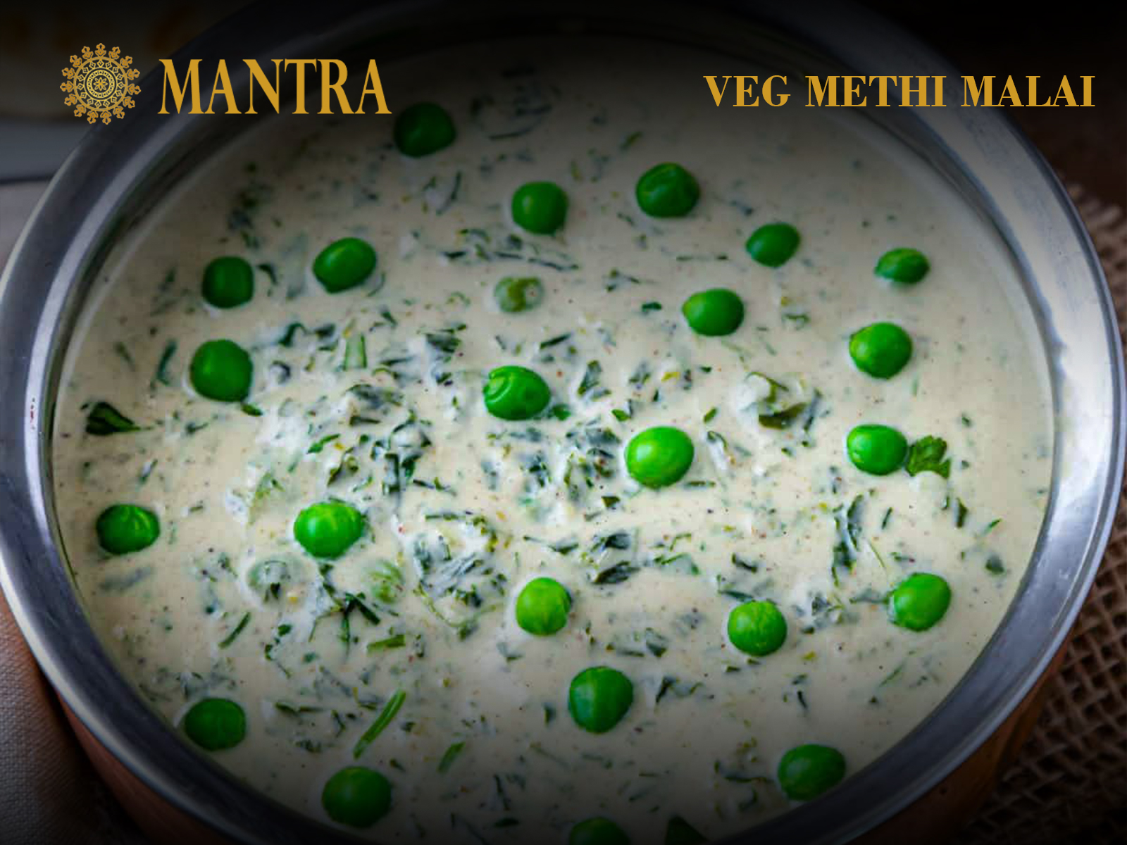 Order Veg Methi Malai food online from Mantra Authentic Indian Restaurant store, Jersey City on bringmethat.com