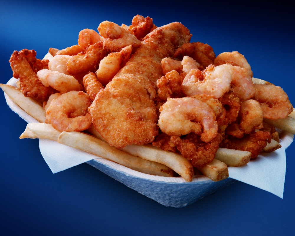 Order Seafood Combo & Chips food online from Ivar store, Bellevue on bringmethat.com
