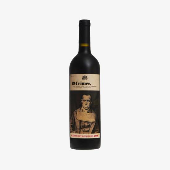 Order 19 Crimes Cabernet Sauvignon 750ml | 12% abv food online from Pink Dot Logan Heights store, San Diego on bringmethat.com