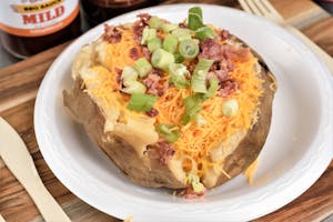 Order Loaded Tater food online from Hog Wild Pit Bar-B-Q store, Derby on bringmethat.com