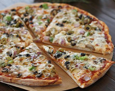Order Veggie House Specialty Pizza food online from Davanni Pizza & Hot Hoagies store, Saint Paul on bringmethat.com