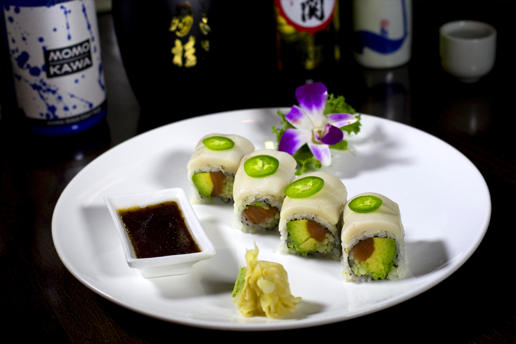 Order Jade Roll food online from Midori Sushi store, Princeton on bringmethat.com