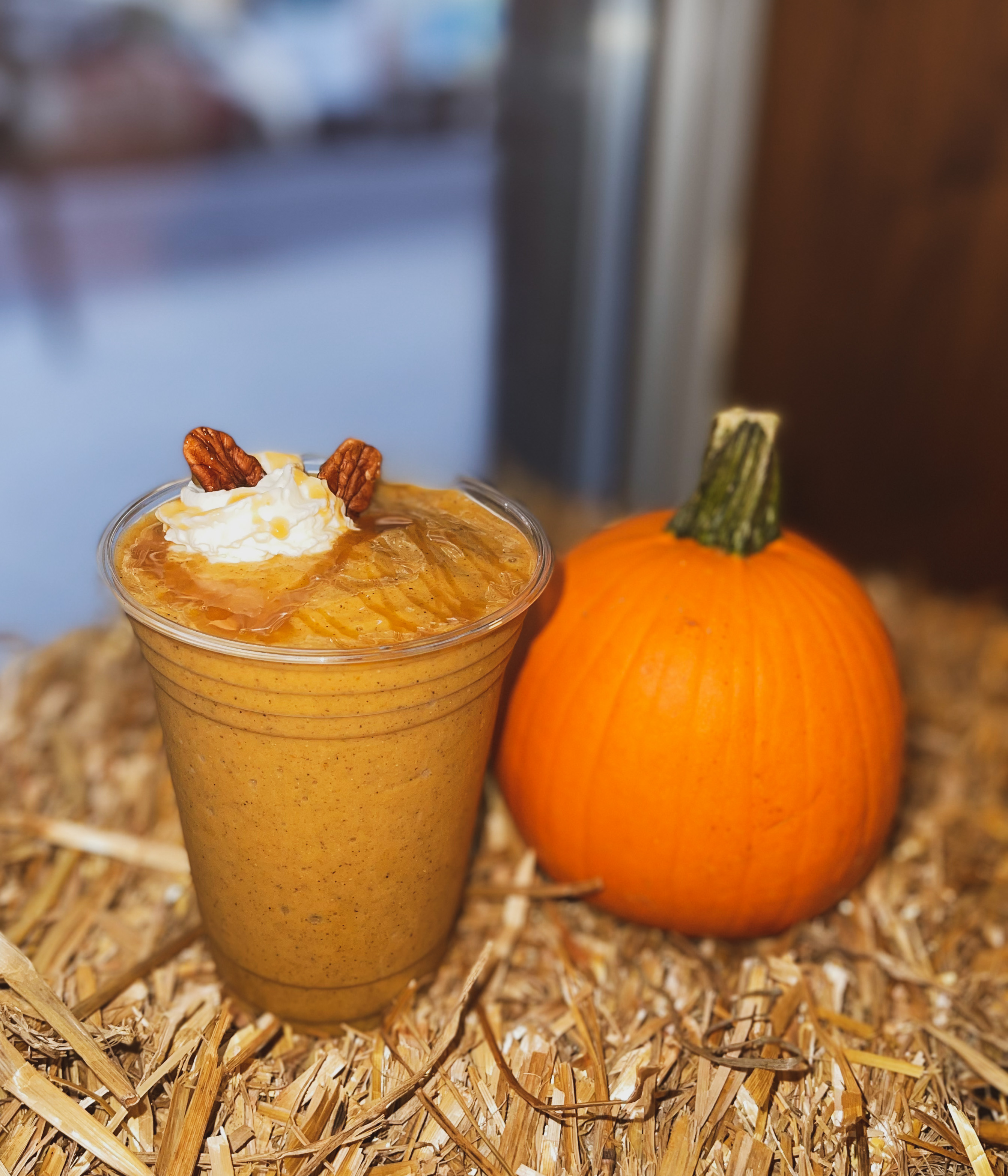 Order Pumpkin smoothie food online from Juice Brothers store, New York on bringmethat.com