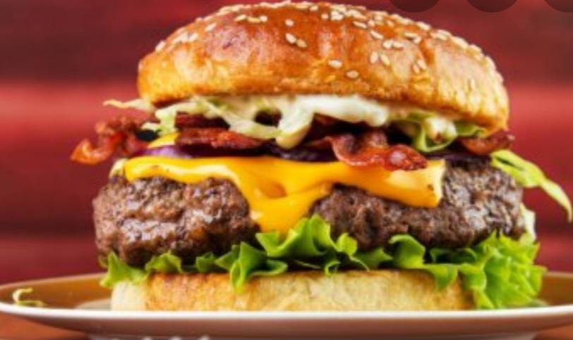 Order Single Bacon Big Burger food online from Burgers and Phillys store, Pittsburgh on bringmethat.com