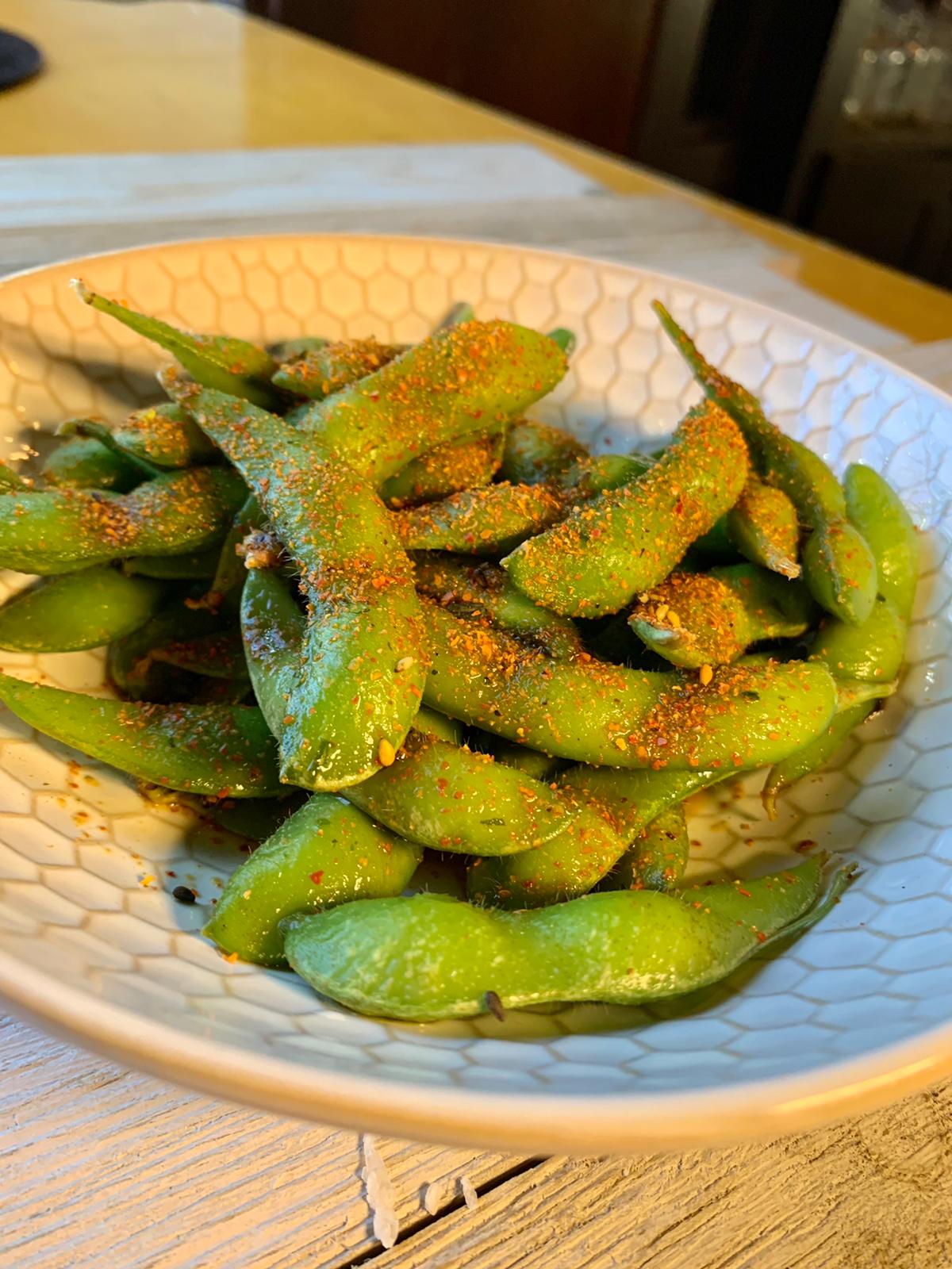 Order Fury Edamame food online from Moonrise Spirits And Sushi store, El Paso on bringmethat.com