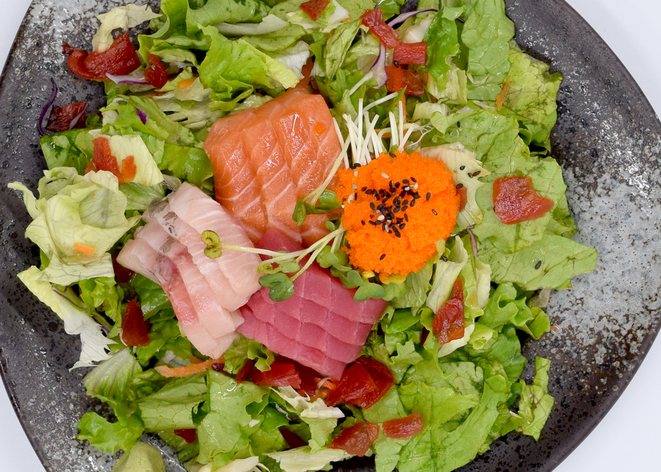 Order Sashimi Salad  food online from Mansun Japanese Restaurant store, Walnut on bringmethat.com