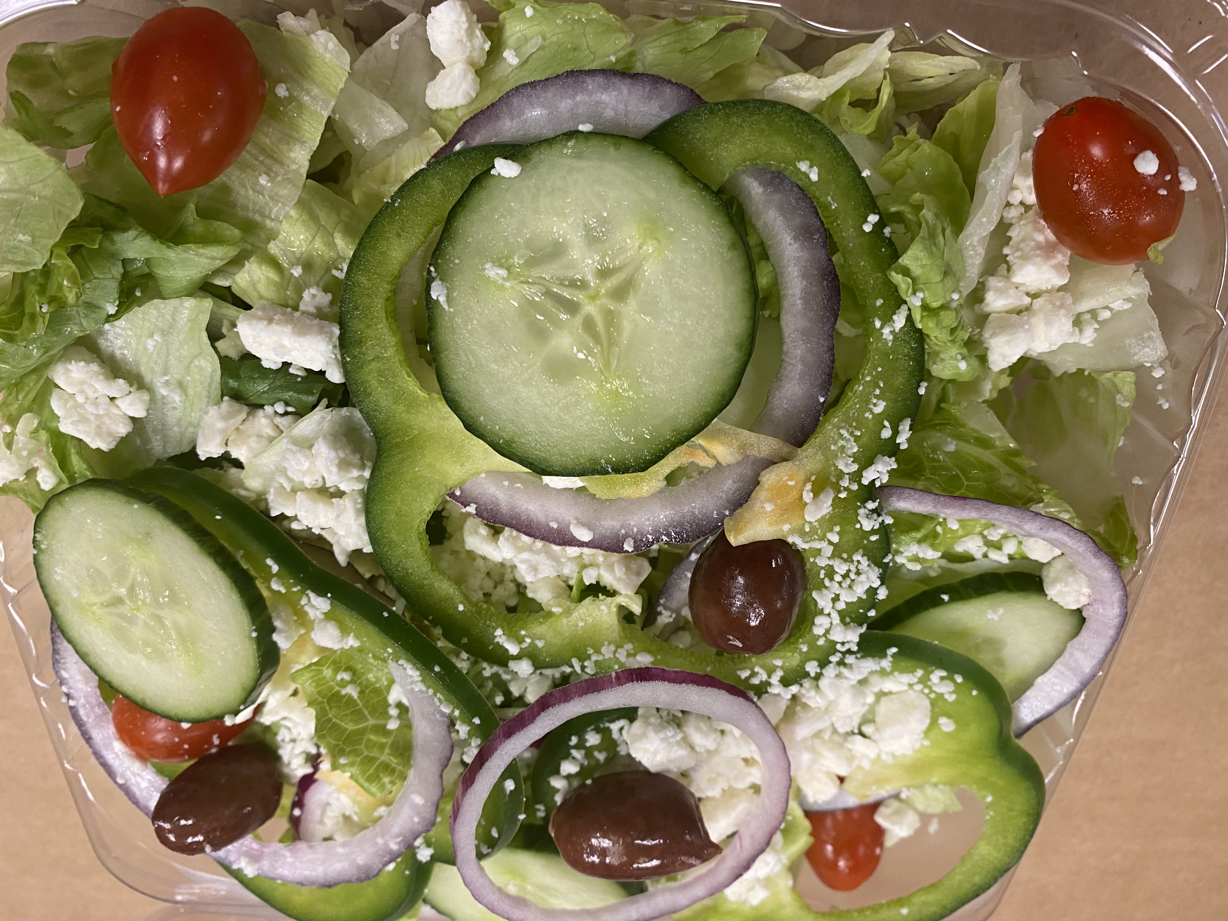 Order Greek Salad food online from Bravo Pizza store, Malden on bringmethat.com
