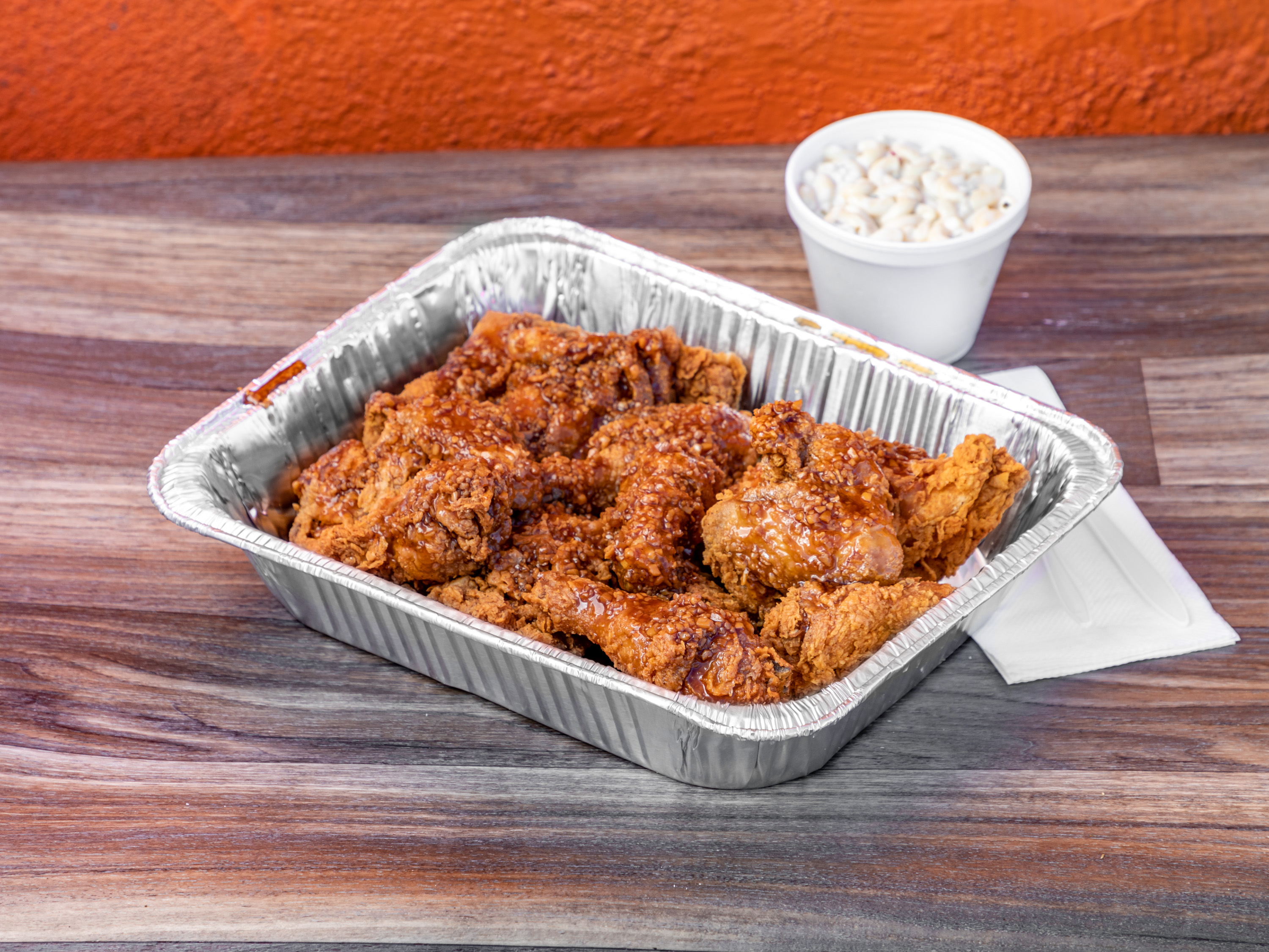 Order  10 Piece  Soy Garlic Chicken and 1 Large Side food online from Charlie Famous Fried Chicken store, Los Angeles on bringmethat.com