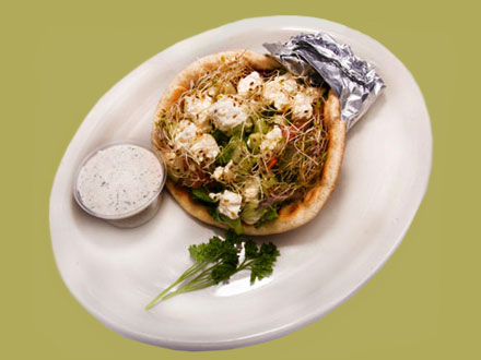 Order Vegetarian Pita food online from Troy Greek Restaurant store, San Diego on bringmethat.com