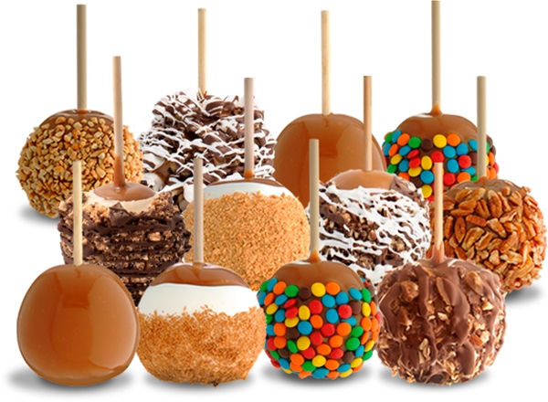 Order Boxed Any 4 Caramel Apples food online from Rocky Mountain Chocolate Factory store, Iowa City on bringmethat.com