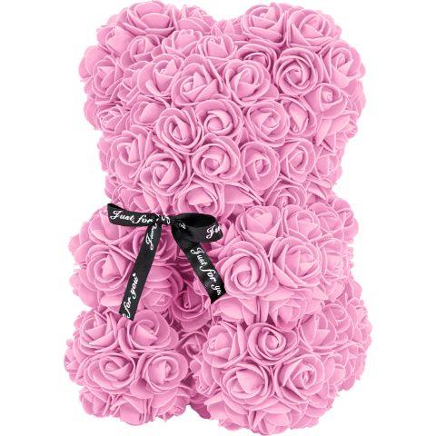 Order Rose Bear Pink 9in food online from 7-Eleven store, Des Plaines on bringmethat.com
