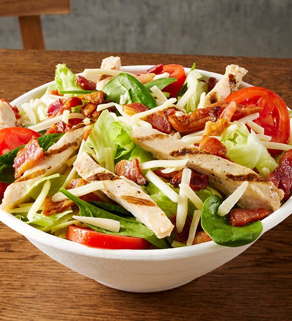 Order Chicken Bacon Ranch Salad (Entree) food online from Donatos store, Highland Heights on bringmethat.com