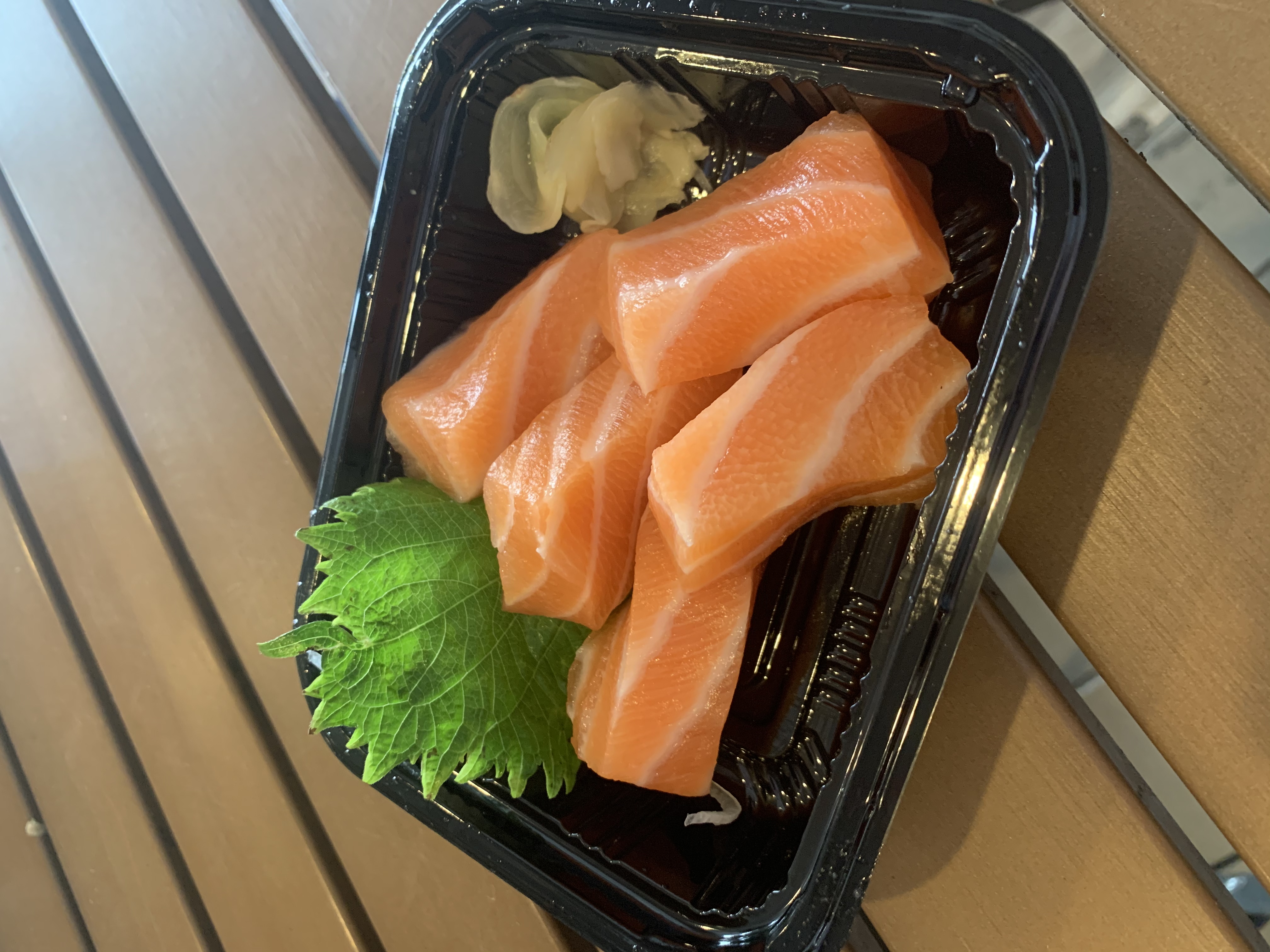 Order Salmon Sashimi (5pcs) food online from Poke Zone store, Oakland on bringmethat.com