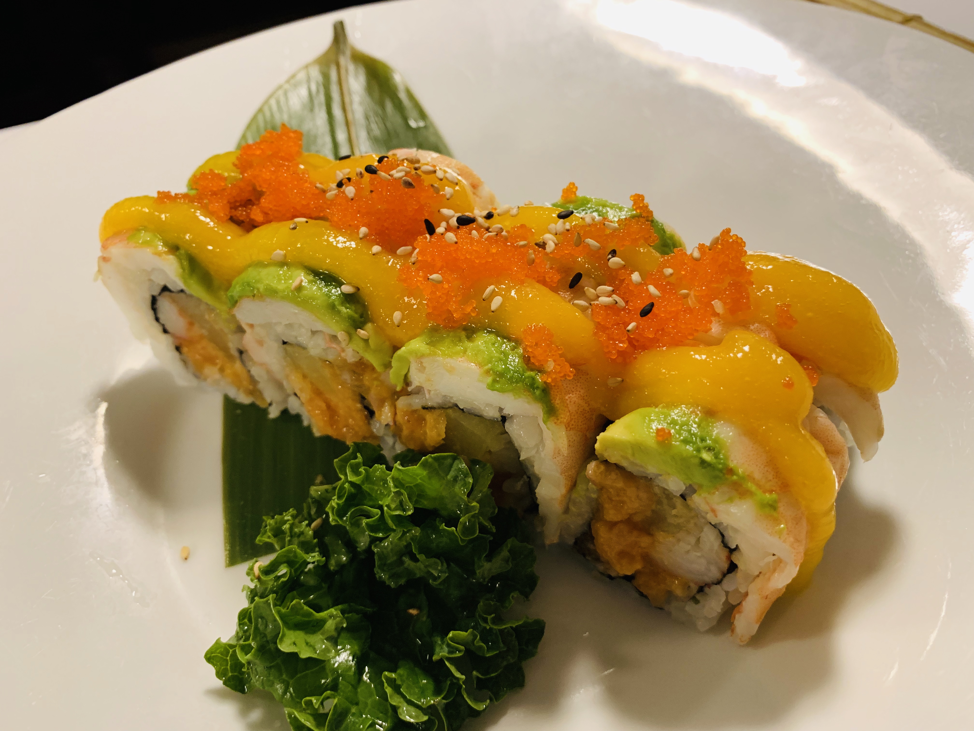 Order Tiger Roll food online from Bluefin Sushi store, Denville on bringmethat.com