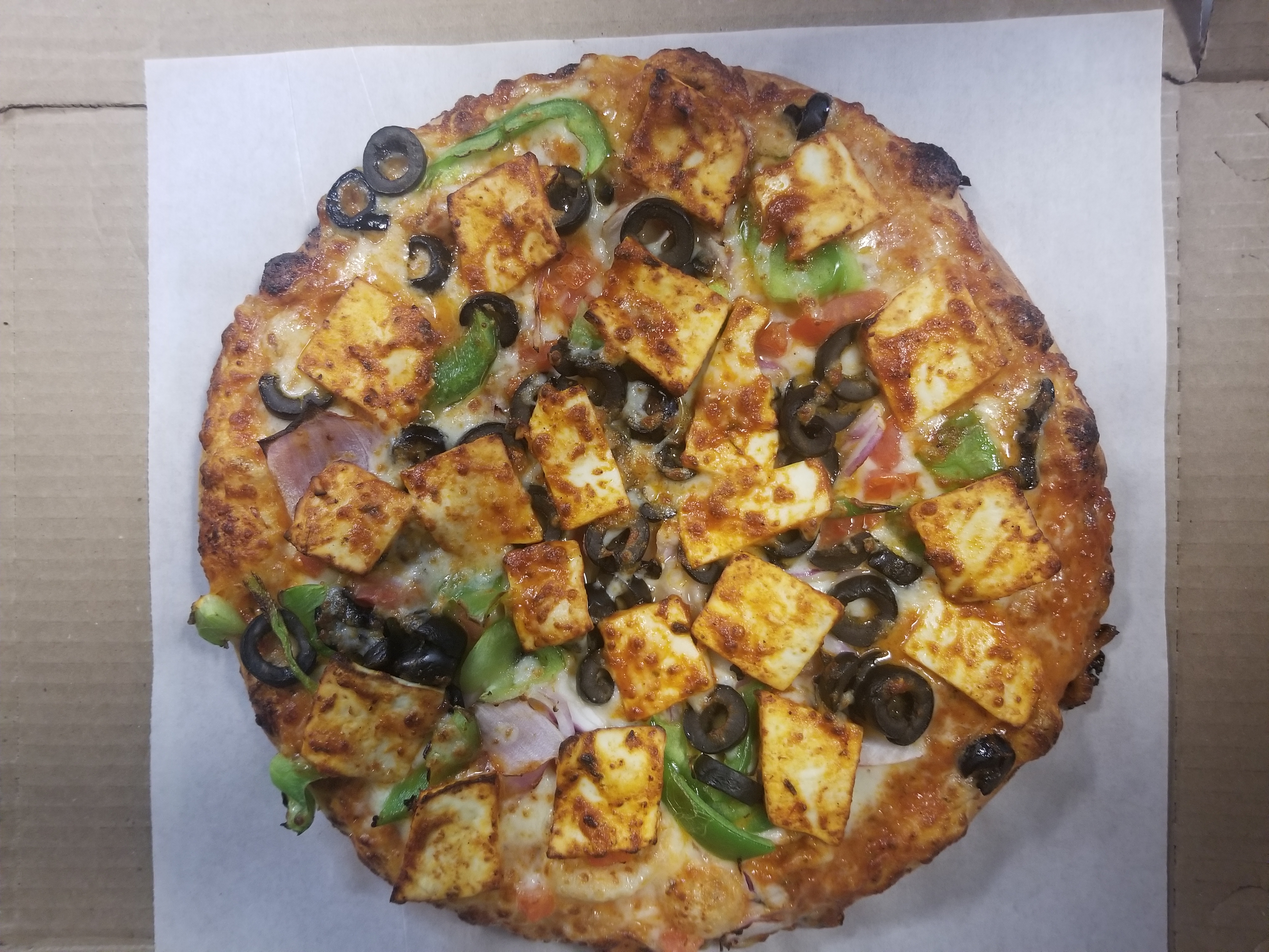 Order Vijaywada Paneer Pizza food online from Fast Pizza Delivery store, Mountain View on bringmethat.com