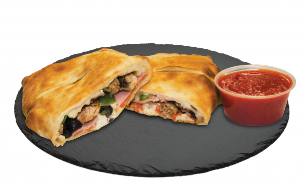 Order Deluxe Calzone food online from Mik's Pizza store, Oxnard on bringmethat.com