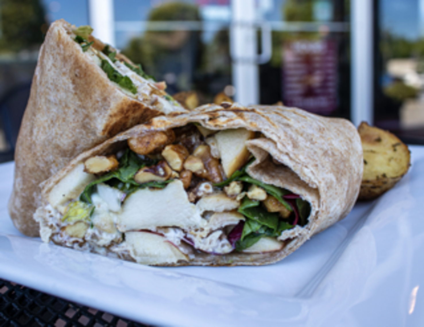 Order Warm Goat Cheese Wrap food online from Kafe Neo store, Totowa on bringmethat.com