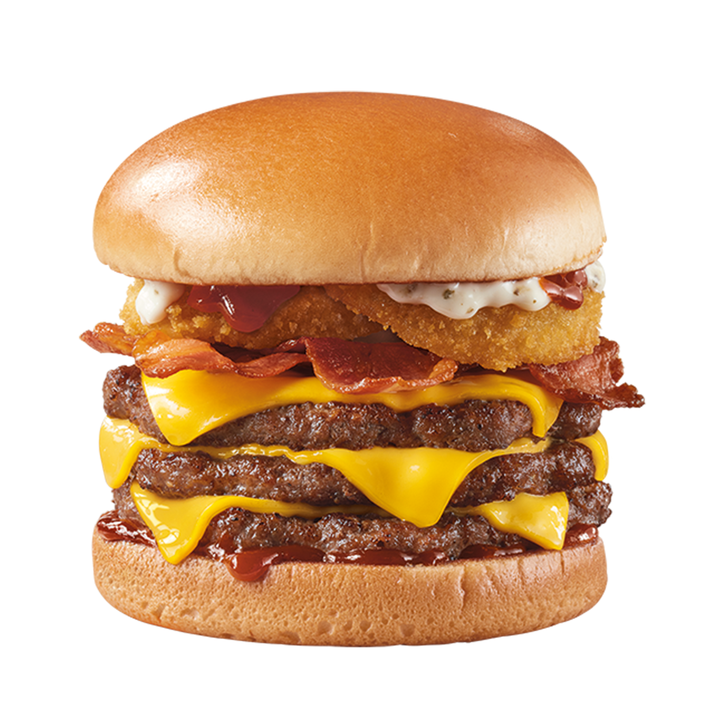 Order Loaded A.1.® 1/2lb* Triple food online from Dairy Queen store, Barberton on bringmethat.com