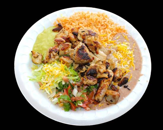 Order #22 Grilled Chicken Plate food online from Arsenio's Mexican Food #1 store, Clovis on bringmethat.com