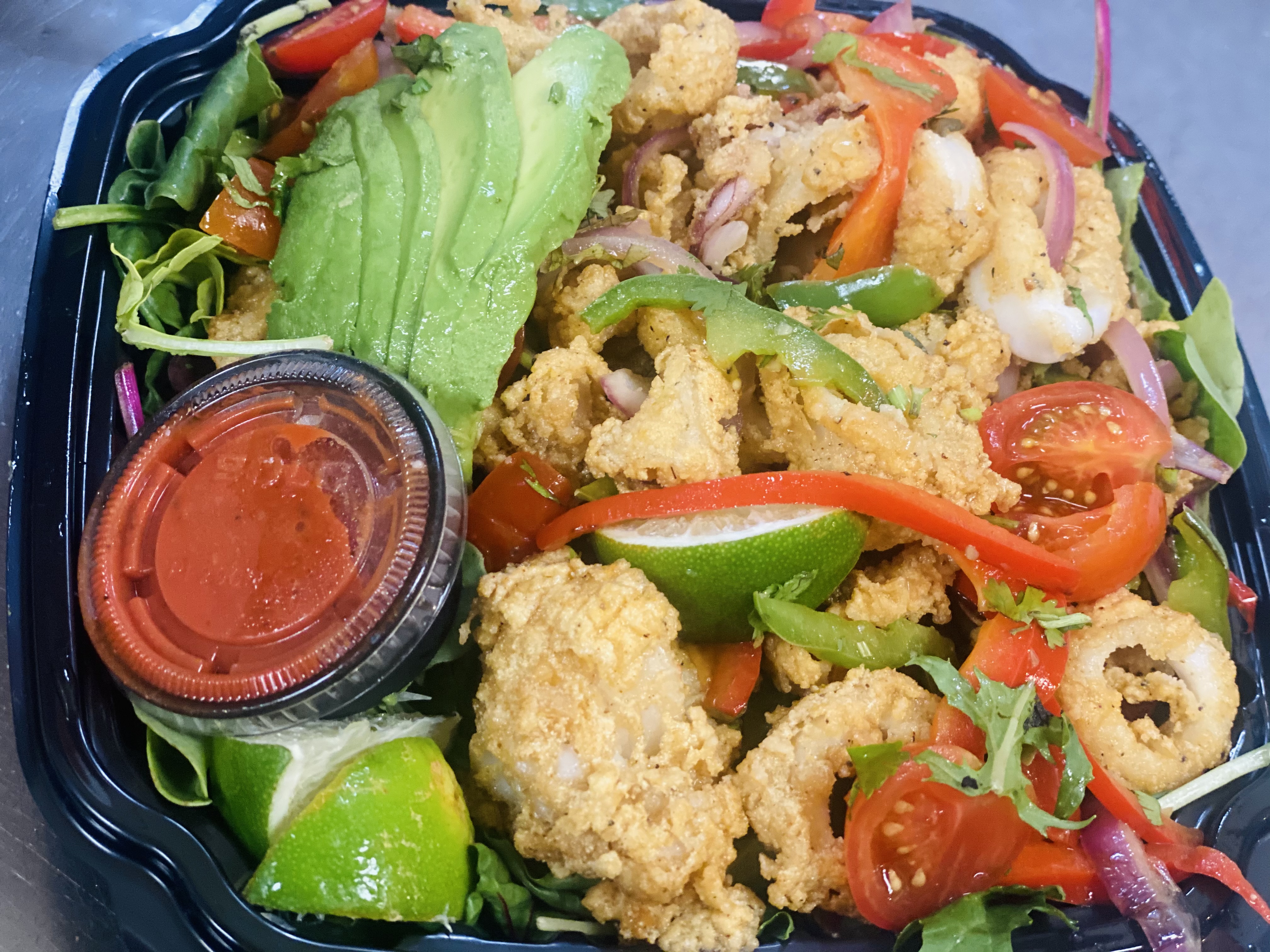 Order Calamari Salad food online from Rosario's store, Philadelphia on bringmethat.com