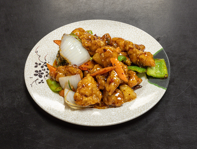Order 19. General Tso's Chicken food online from China Kitchen Lv store, Las Vegas on bringmethat.com