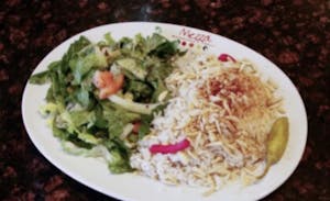 Order Almond Rice Salad food online from Mezza Mediterranean Grille store, Southfield on bringmethat.com