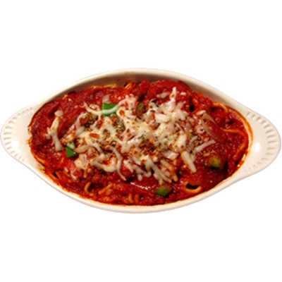 Order Deluxe Spaghetti food online from Gambino Pizza store, Wichita on bringmethat.com