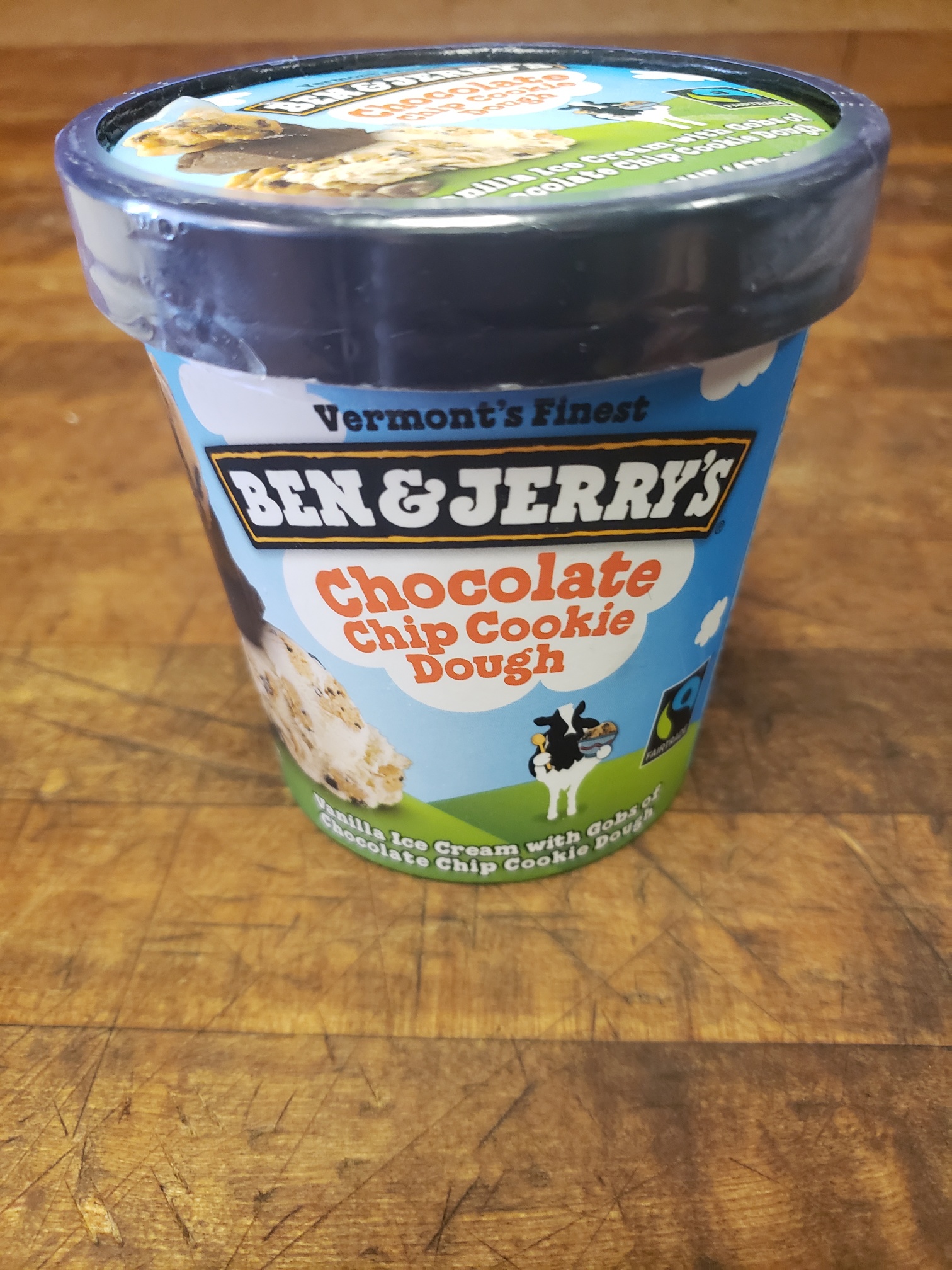 Order Ben & Jerry's chocolate chip cookie dough ice cream food online from Minervas Pizza store, Providence on bringmethat.com